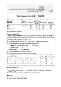 Drucksache 45/2015 - Gemeinde Pleidelsheim