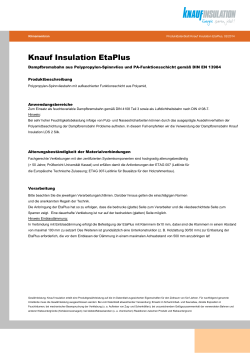 Knauf Insulation EtaPlus