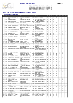 SUNDAY 19th April 2015 NRHA EUR FUTURITY OPEN 4 YRS OLD