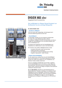 DIGOX 602 dac - Dr. Thiedig + Co