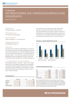 informationen zur verm&ouml;gensverwaltung konservativ