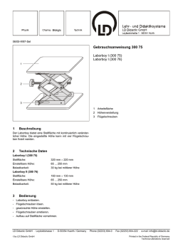 Gebrauchsanweisung 300 75