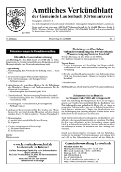 18 Verkündblatt Lautenbach 2015