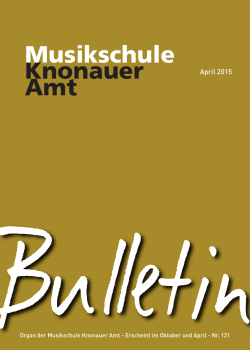 Bulletin April 2014