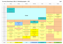 Hallenbelegung als PDF