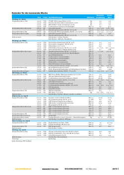 Die Termine der 14. Kalenderwoche als pdf