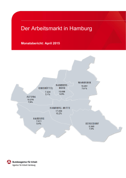 Arbeitsmarktbericht Hamburg April 2015 - Job