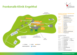 H&auml;user- und Wegeplan. - Bezirkskliniken-mfr
