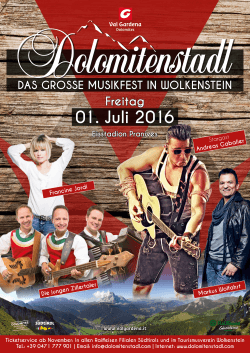 01. Juli 2016 - Dolomitenstadl