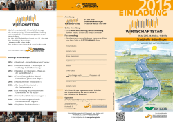einladung - Wirtschaftsf&ouml;rderungsgesellschaft Schwarzwald