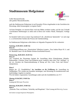 Hessentag im Stadtmuseum