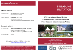 17. Internationales - Diplomatic Academy Vienna