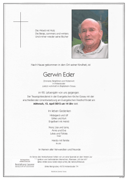 Eder Gerwin.indd - Bestattung Laserer
