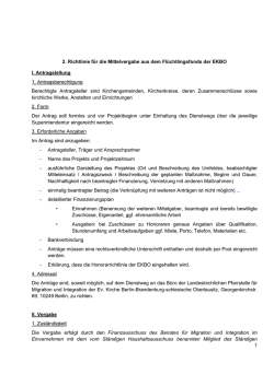 Dokument 2 Richtlinie f&uuml;r die Mittelvergabe aus dem Fl&uuml;chtlingsfonds