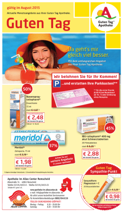 Guten Tag - Apotheken Umschau