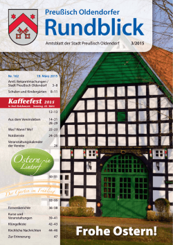 Frohe Ostern! - Stadt Preußisch Oldendorf