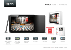 NOTOS plus 3G | 10,1“ Tablet PC