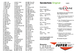 Senderliste Original