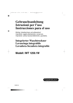 Gebrauchsanleitung Istruzioni per l`uso Instrucciones para el uso