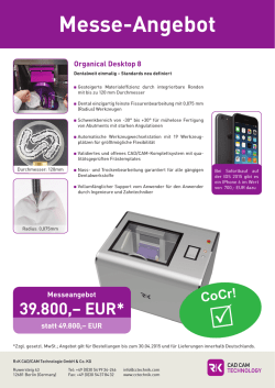 Zum Angebot 1 - R+K CAD/CAM Technologie GmbH & Co. KG