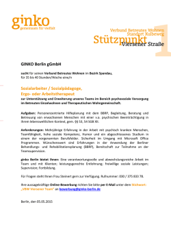 oder Arbeitstherapeut