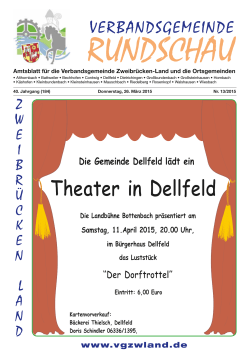 Theater in Dellfeld - Verbandsgemeinde Zweibrücken-Land