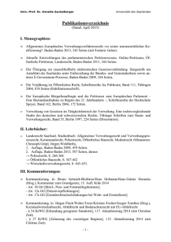 pdf-Format - Guckelberger - Universit&auml;t des Saarlandes