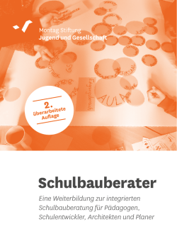 Infoflyer - Montag Stiftungen