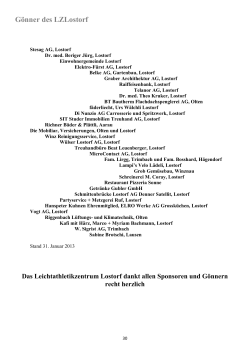G&ouml;nnerliste - LZ Lostorf
