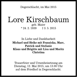 Lore Kirschbaum