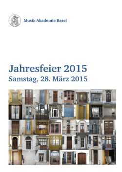 Jahresfeier 2015
