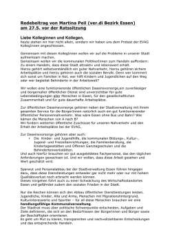 Ihr Redebeitrag ist hier als pdf-Datei nachzulesen - soziale