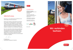 Infoflyer E7 - Mitteldeutsche Regiobahn