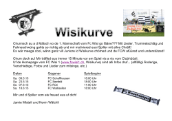Wisikurve WISI1 - 1. Mannschaft FC Wiesendangen