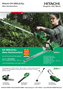 Hitachi CH 36DL(2.0L)