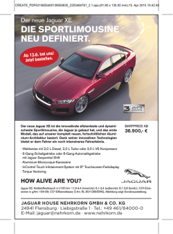 die sportlimousine neu definiert.