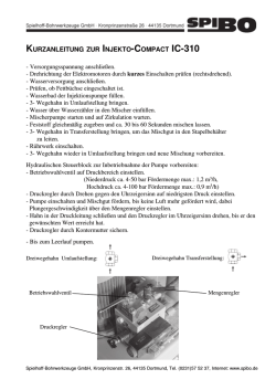 Kurzanleitung zur H&auml;ny IC-310 - SPIBO Spielhoff