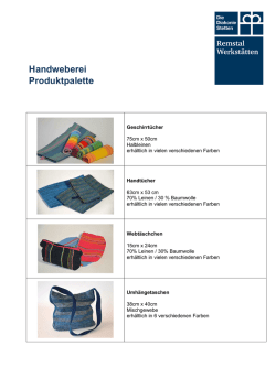 finden Sie eine Übersicht über unsere Produktpalette