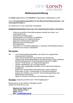 Eigenbetrieb Stadtbetriebe Lorsch