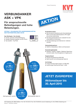 AKtIon - KVT-Fastening AG Schweiz