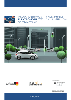 24. april 2015 - Innovations(t)raum Elektromobilität 2015
