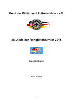 28. Alsfelder Ranglistenturnier 2015
