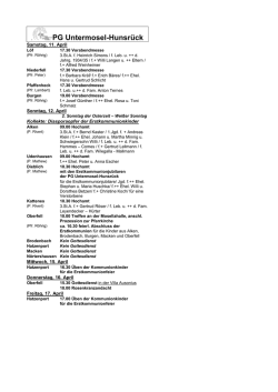 Gottesdienstordnung 2015, Kalenderwoche 15
