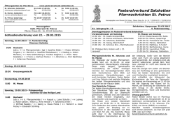 Pfarrbrief Nr. 12 v. 22.03.2015 St. Petrus