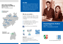 Praxisintegriertes Studium Bachelor of Arts &ndash; BWL