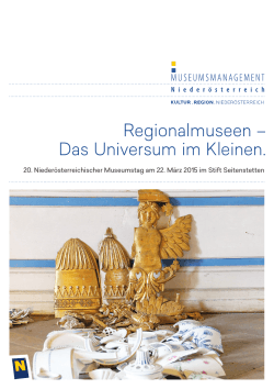 Programm Museumstag 2015