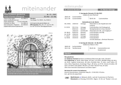 Miteinander Nr. 15 - 03.05.2015 - Pfarreiengemeinschaft Glandorf