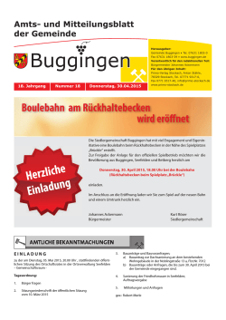 Herzliche Einladung