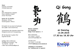 2015-04-13 Qi Gong Flyer Meridiandehnungsübungen