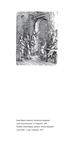 Eduard Magnus Jakobson. Illustratsioon v&auml;ljaandele
